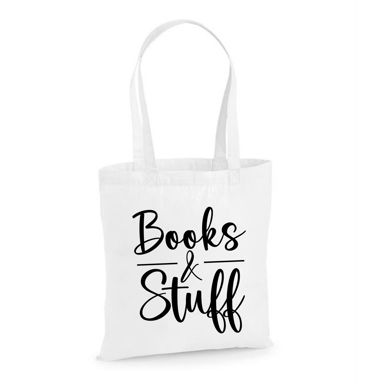 Books And Stuff | Bold Design Cotton Tote Bag