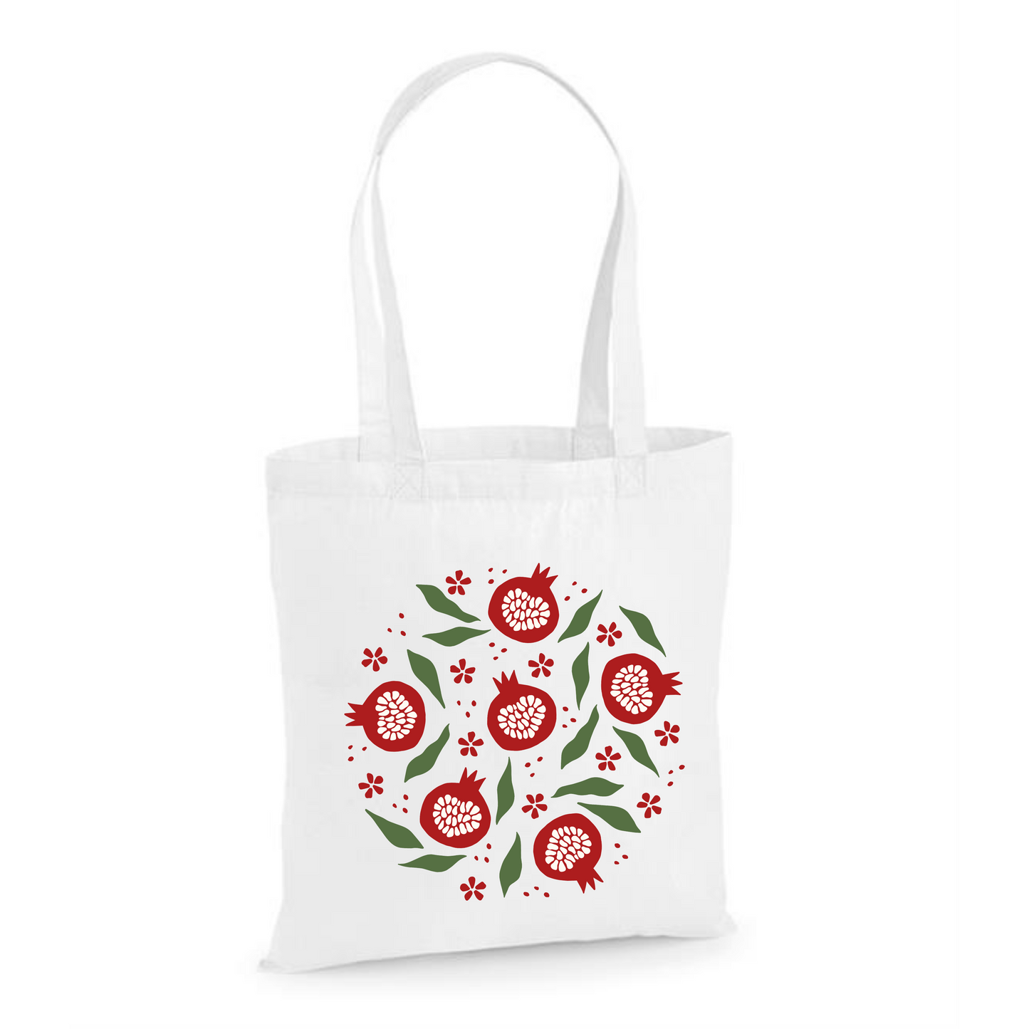 Pomegranate | Eco-Friendly Cotton Tote Bag with Graphic Design