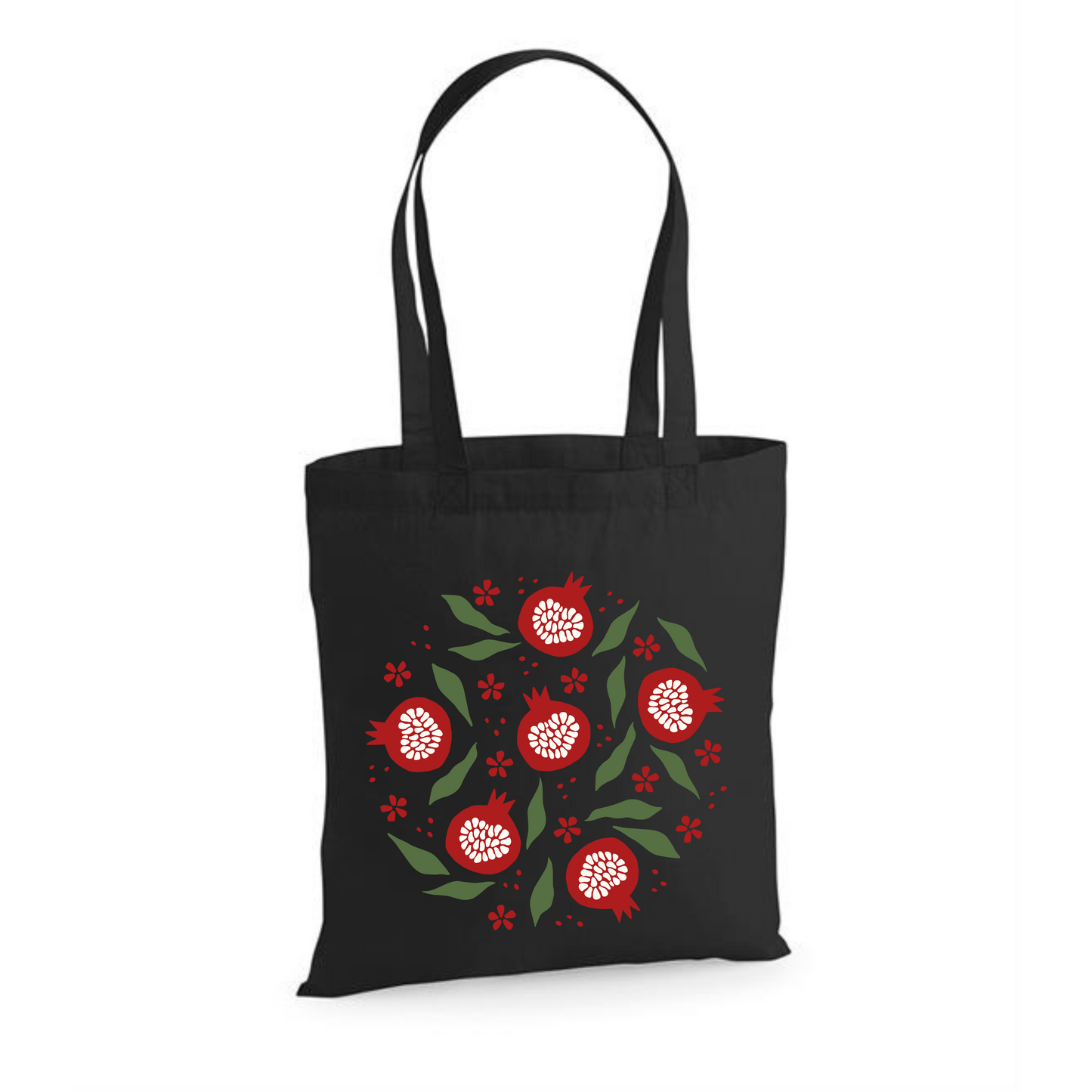 Pomegranate | Eco-Friendly Cotton Tote Bag with Graphic Design