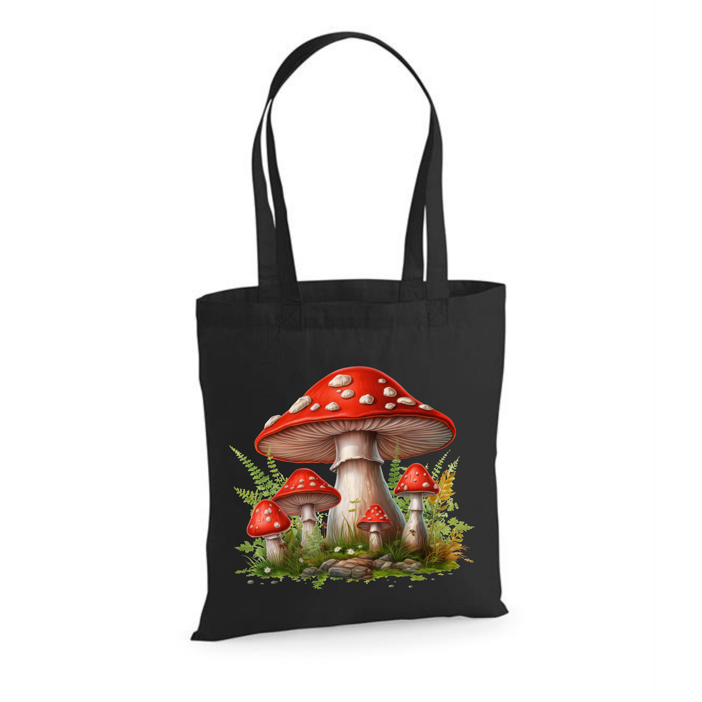 Mushrooms | Eco-Friendly Cotton Tote Bag with Unique Design