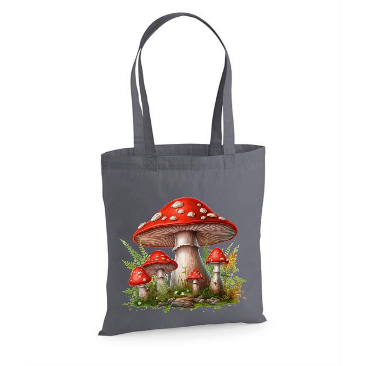 Mushrooms | Eco-Friendly Cotton Tote Bag with Unique Design