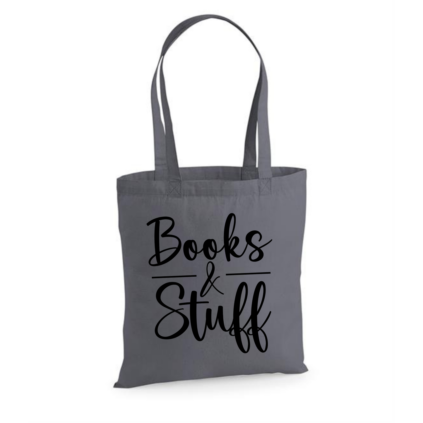 Books And Stuff | Bold Design Cotton Tote Bag