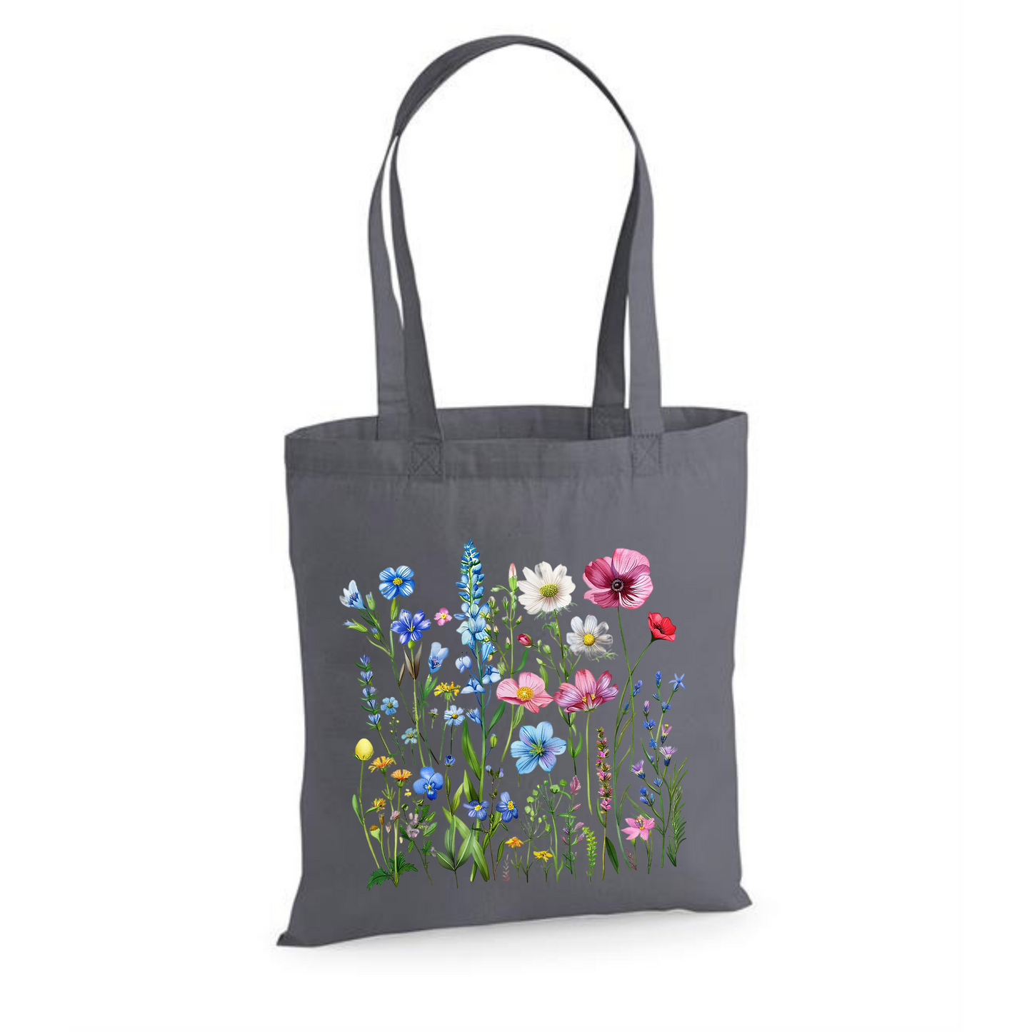 Wildflowers | Eco-Friendly Cotton Tote Bag with Floral Design