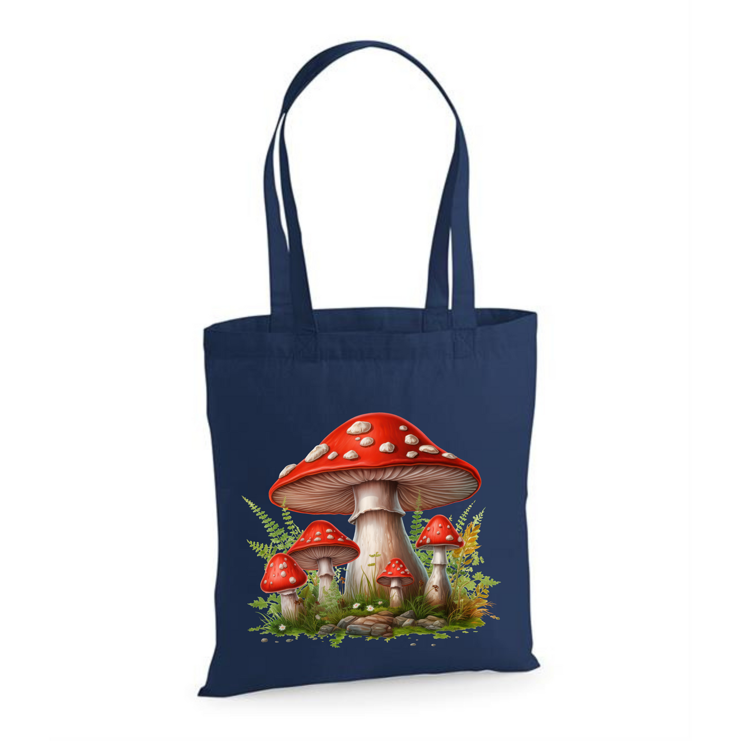 Mushrooms | Eco-Friendly Cotton Tote Bag with Unique Design