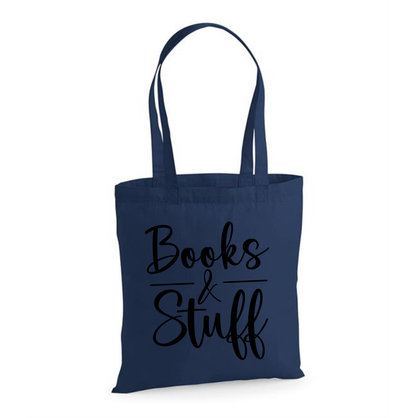 Books And Stuff | Bold Design Cotton Tote Bag