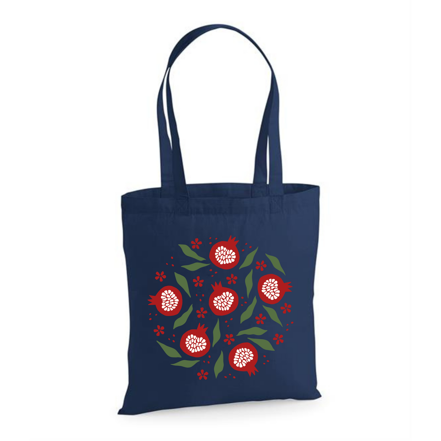 Pomegranate | Eco-Friendly Cotton Tote Bag with Graphic Design