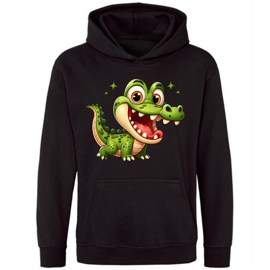 Kids' Cute Crocodile Hoodie – Comfy & Adorable Design