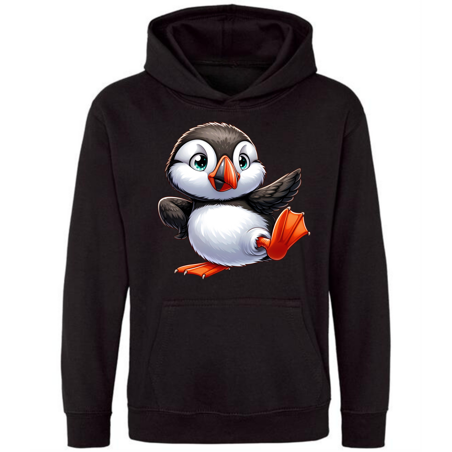 Kids' Cute Penguin Hoodie – Comfy & Fun