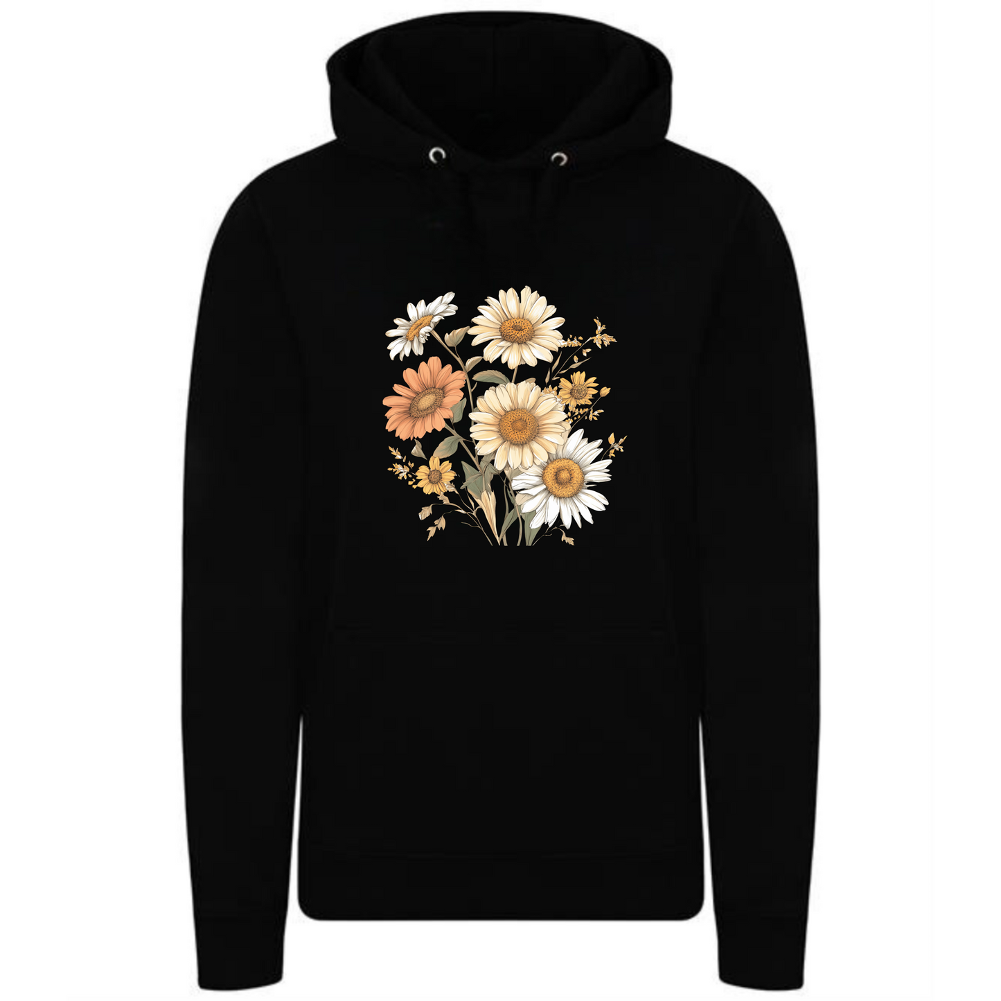 Margaret Flowers Hoodie | Elegant Floral Design for Women