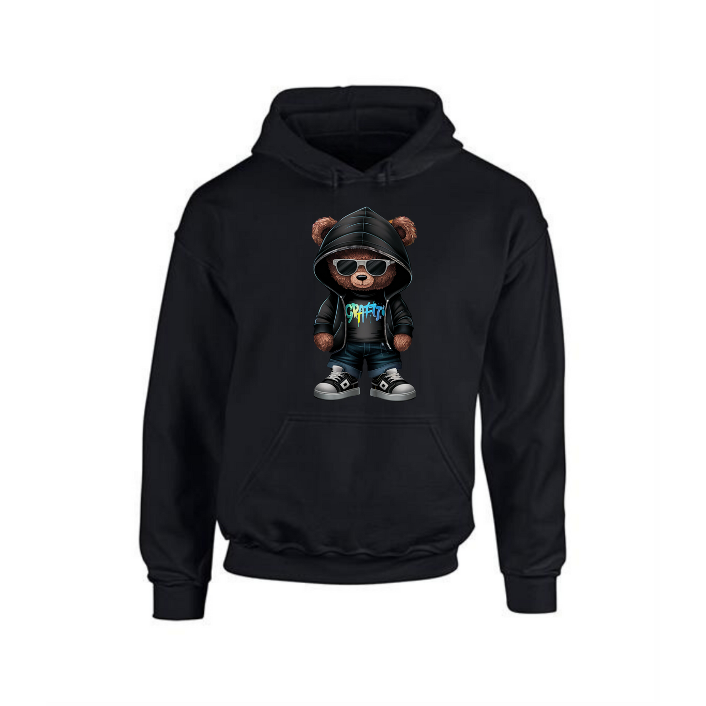 Cool Teddy Bear Hoodie | Fun & Comfortable Design for Men