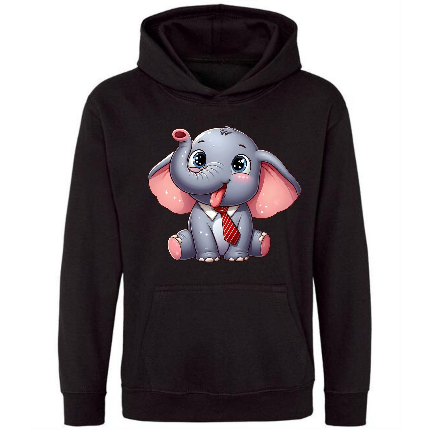 Kids' Cute Elephant Hoodie – Comfy Safari Style