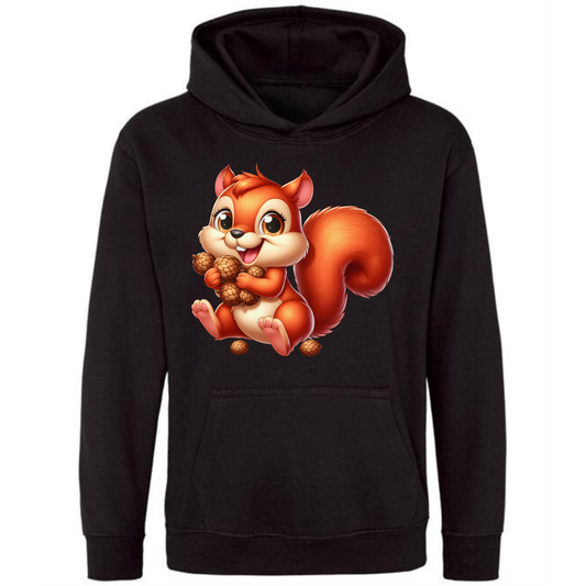 Kids' Cute Squirrel Hoodie – Comfy & Playful