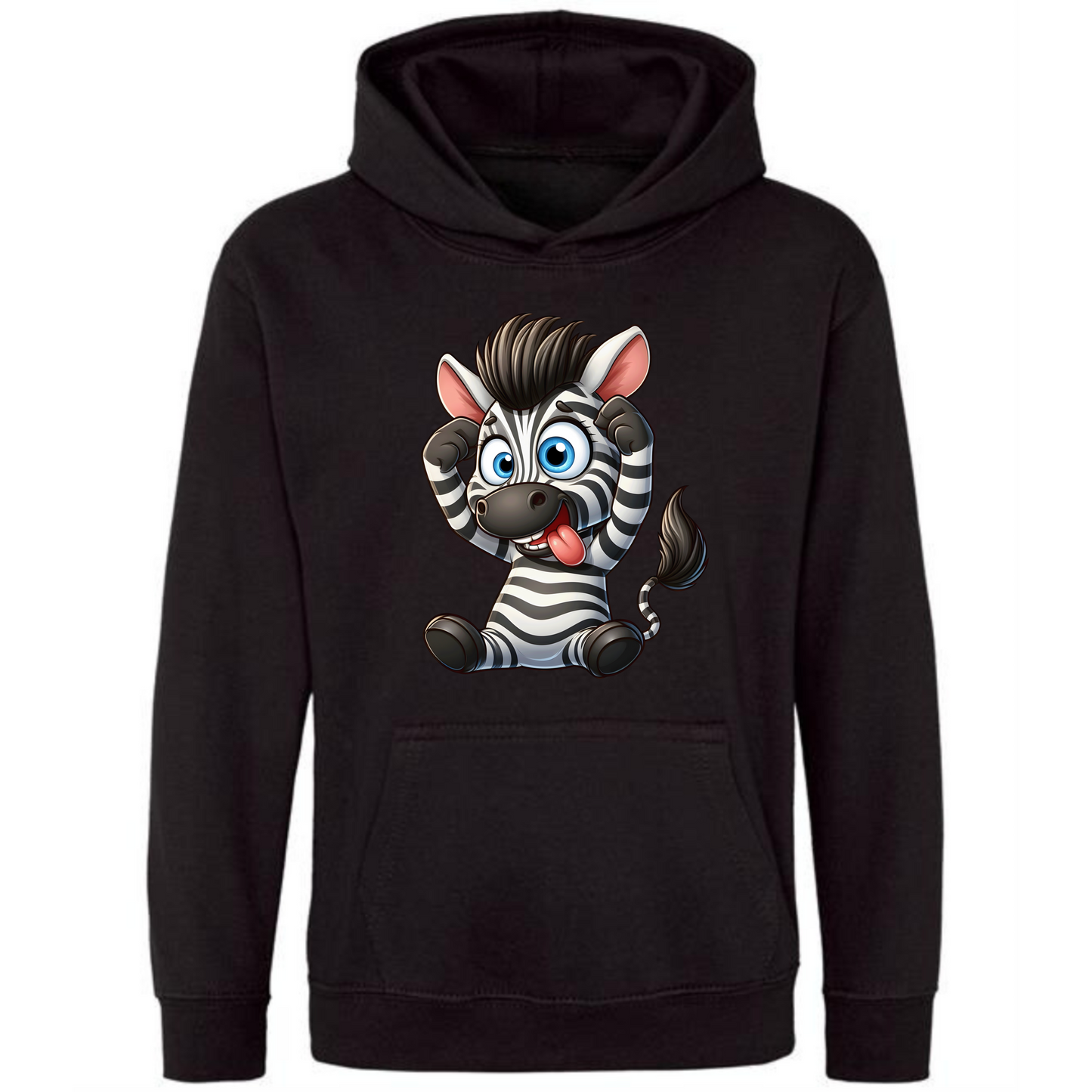 Kids' Cute Zebra Hoodie – Stylish & Cozy