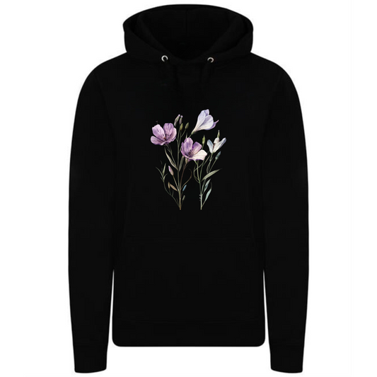 Spring Flowers Hoodie | Fresh Floral Design for Women