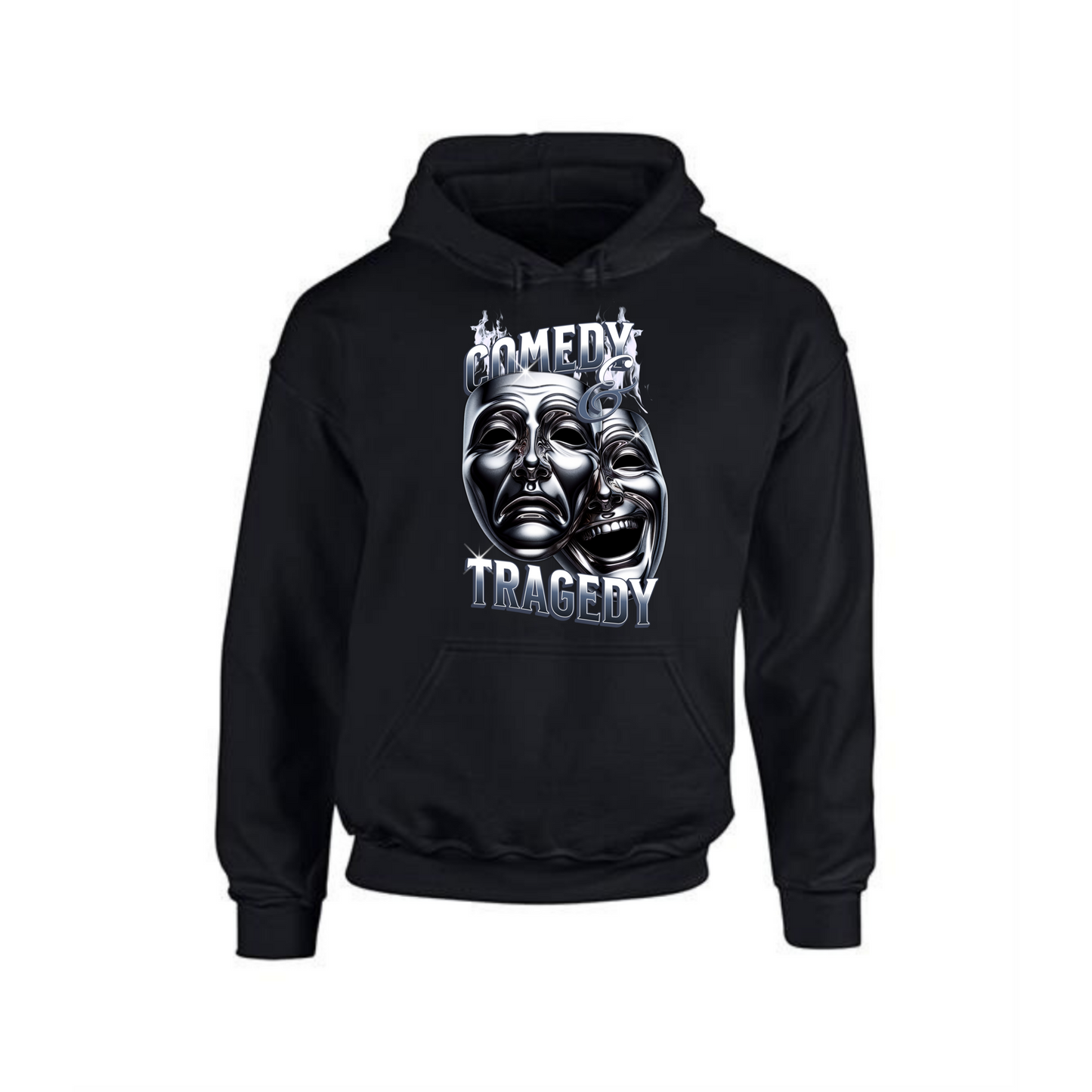 Comedy Tragedy Hoodie | Bold Drama Design