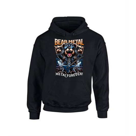 Bear Metal Hoodie | Metal Forever Design