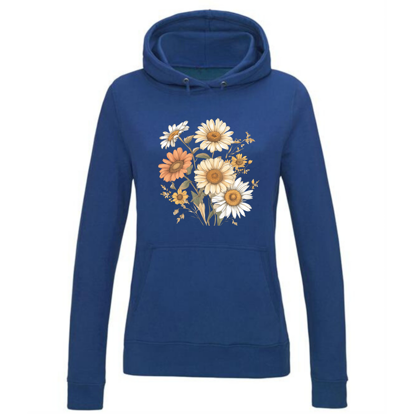 Margaret Flowers Hoodie | Elegant Floral Design for Women