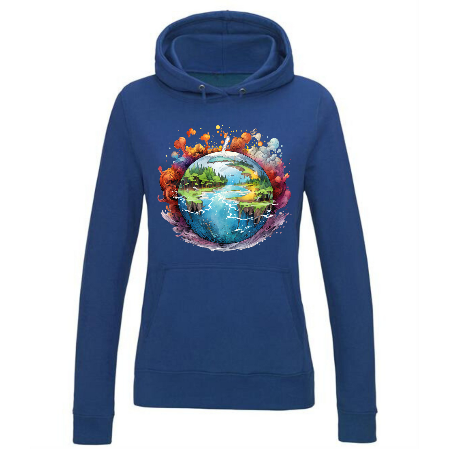 Global Nature Panorama Sweatshirt | Stunning Nature-Inspired Design