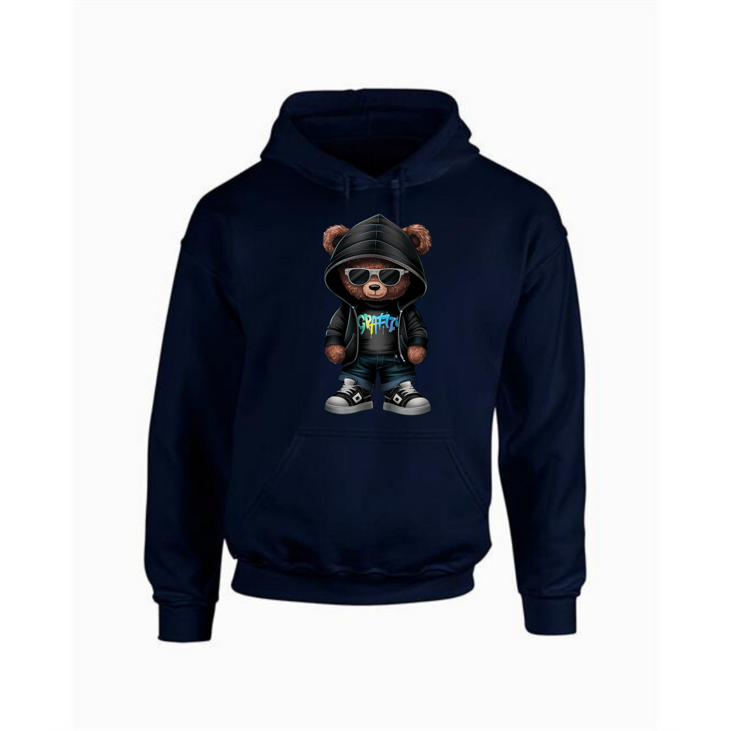 Cool Teddy Bear Hoodie | Fun & Comfortable Design for Men