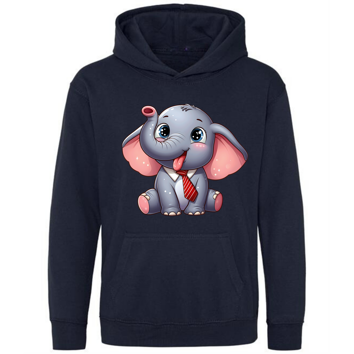 Kids' Cute Elephant Hoodie – Comfy Safari Style