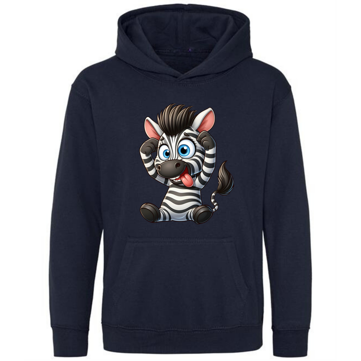 Kids' Cute Zebra Hoodie – Stylish & Cozy