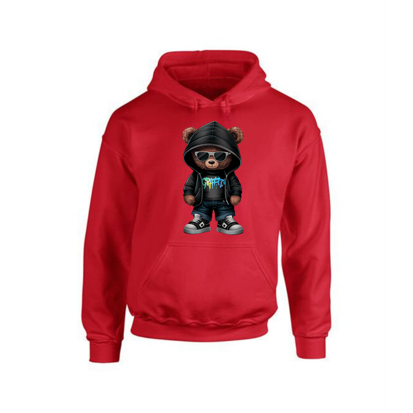 Cool Teddy Bear Hoodie | Fun & Comfortable Design for Men