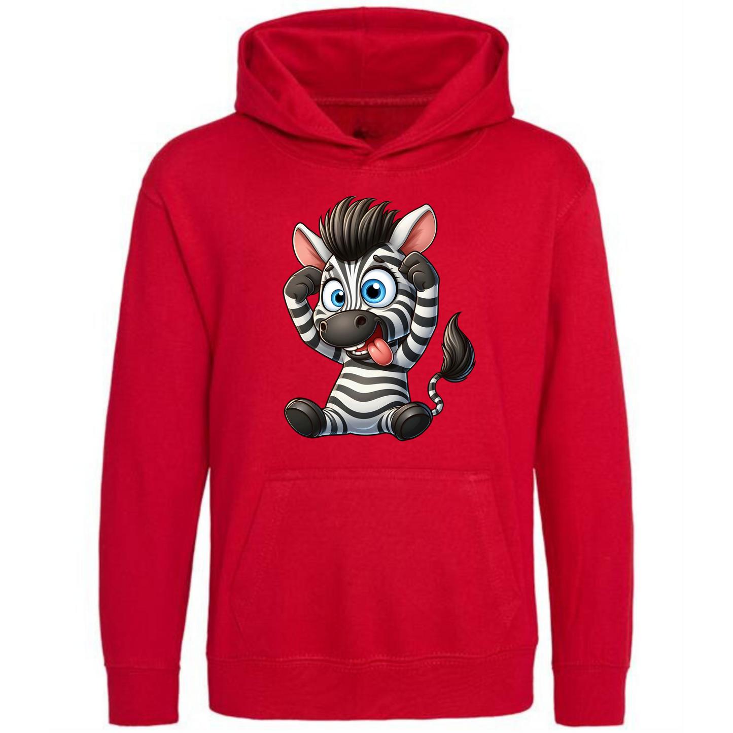 Kids' Cute Zebra Hoodie – Stylish & Cozy