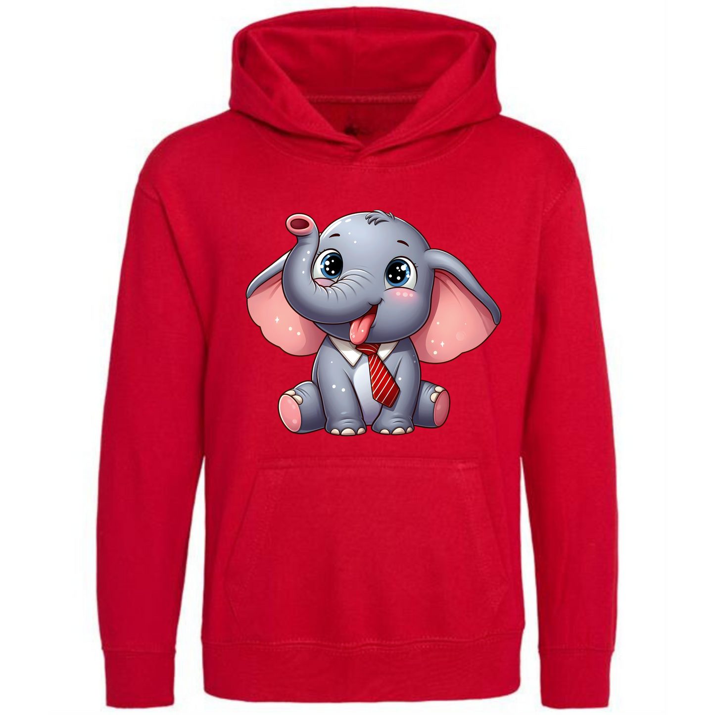 Kids' Cute Elephant Hoodie – Comfy Safari Style