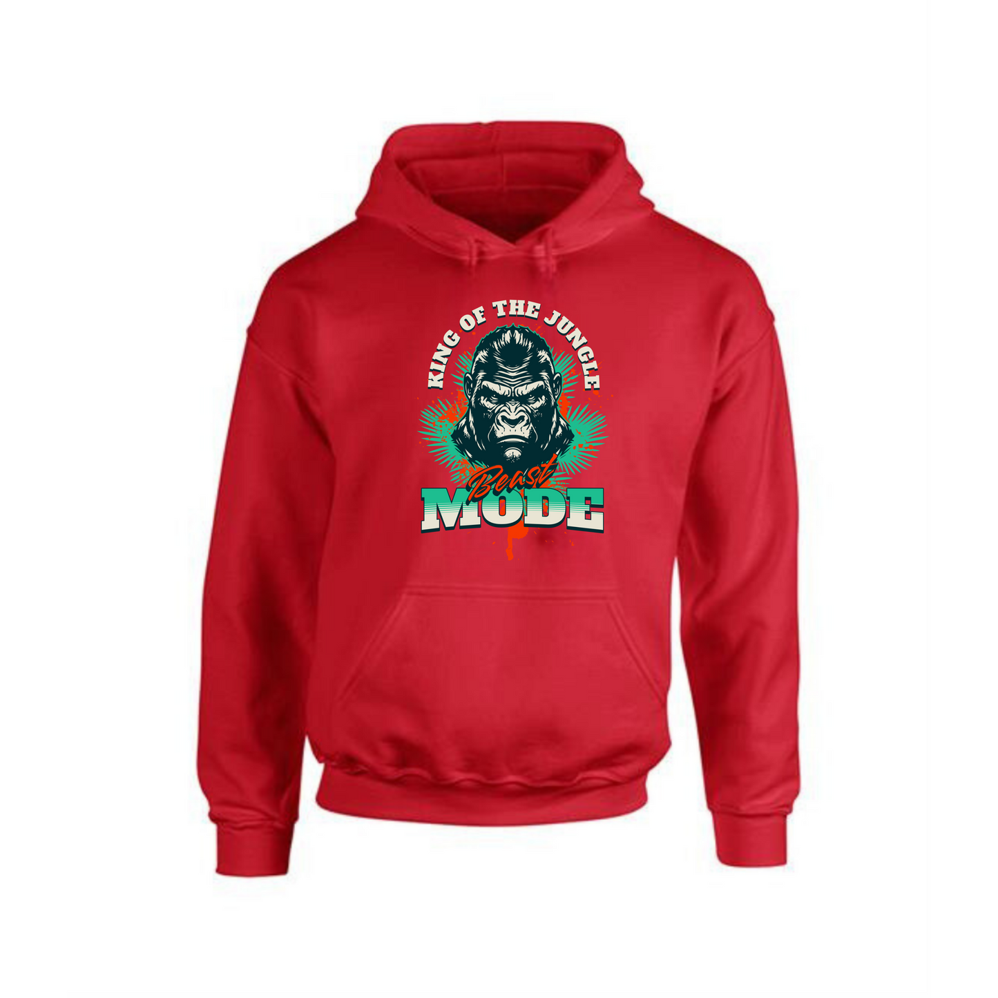 King of the Jungle Hoodie | Beast Mode Gorilla Design - Style Quest Fashion