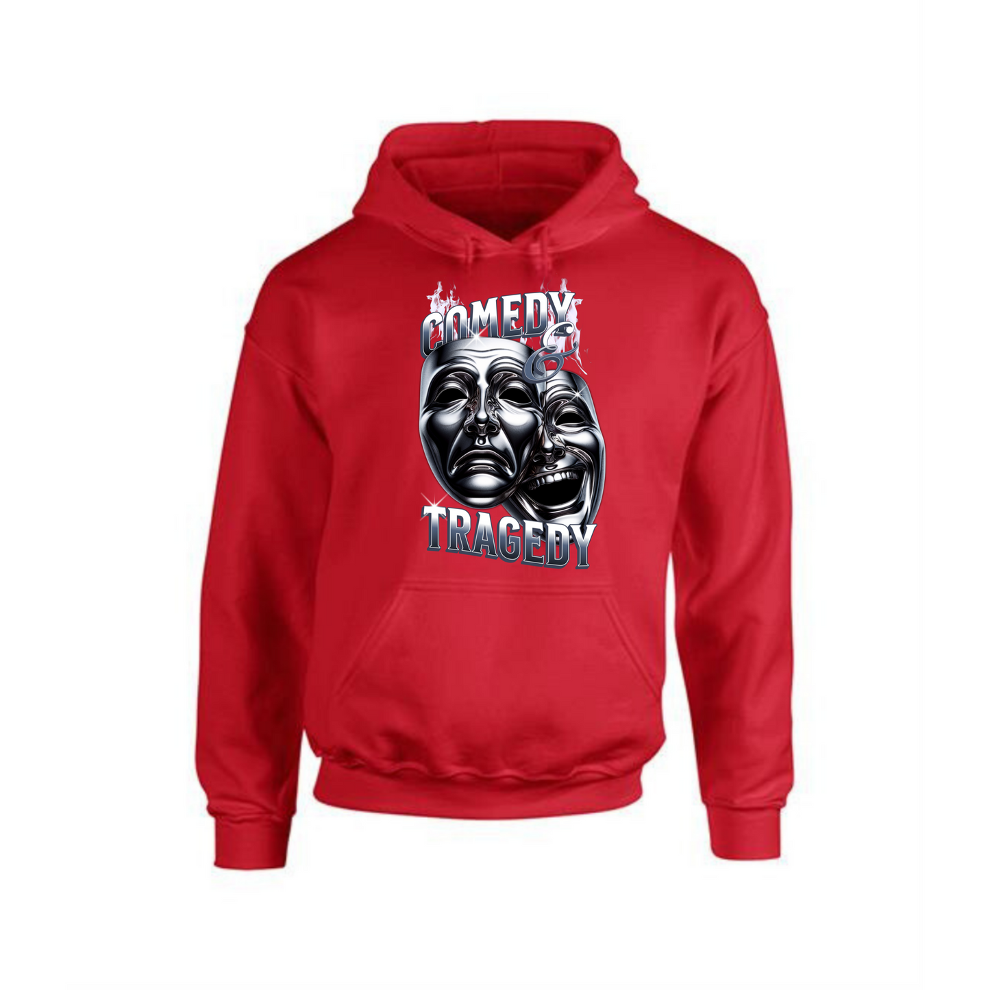 Comedy Tragedy Hoodie | Bold Drama Design