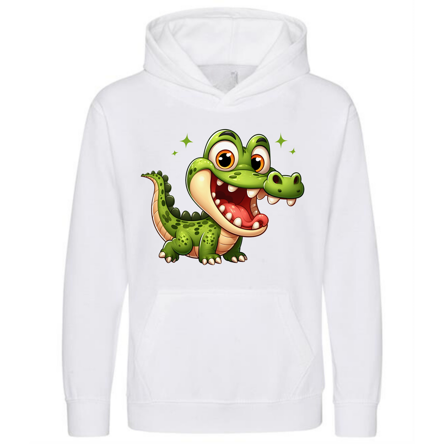 Kids' Cute Crocodile Hoodie – Comfy & Adorable Design