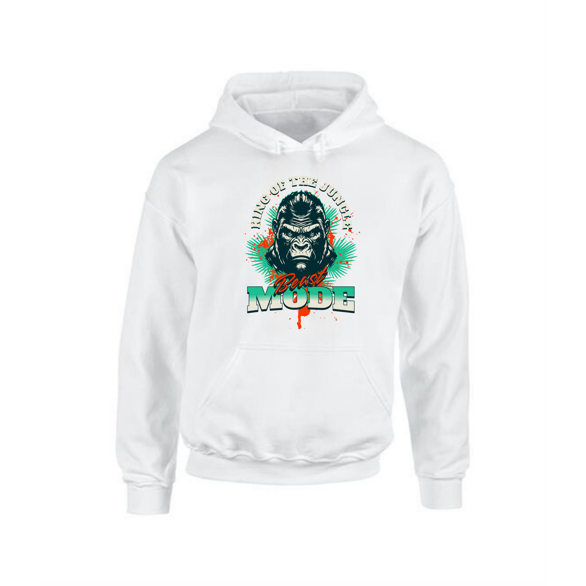 King of the Jungle Hoodie | Beast Mode Gorilla Design - Style Quest Fashion