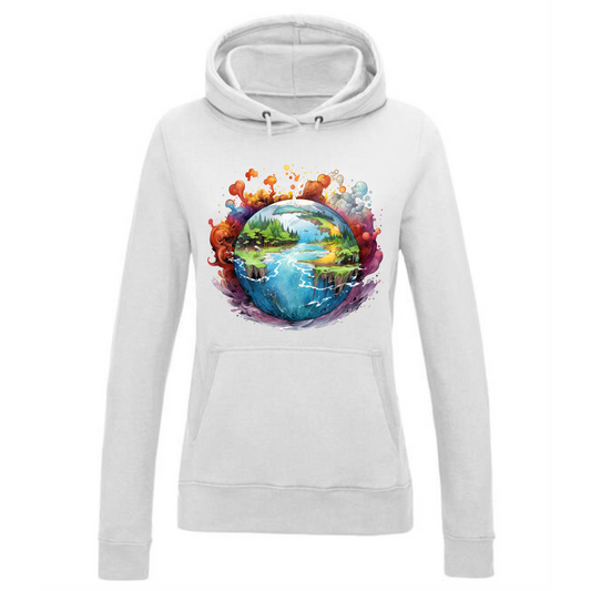 Global Nature Panorama Sweatshirt | Stunning Nature-Inspired Design