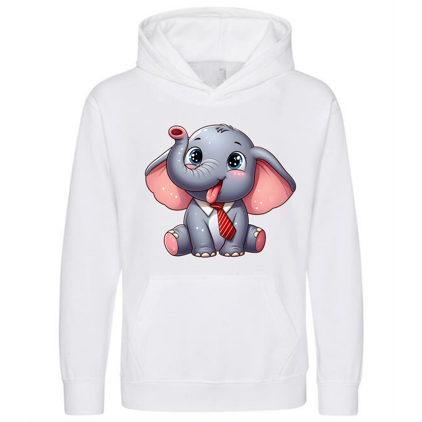 Kids' Cute Elephant Hoodie – Comfy Safari Style