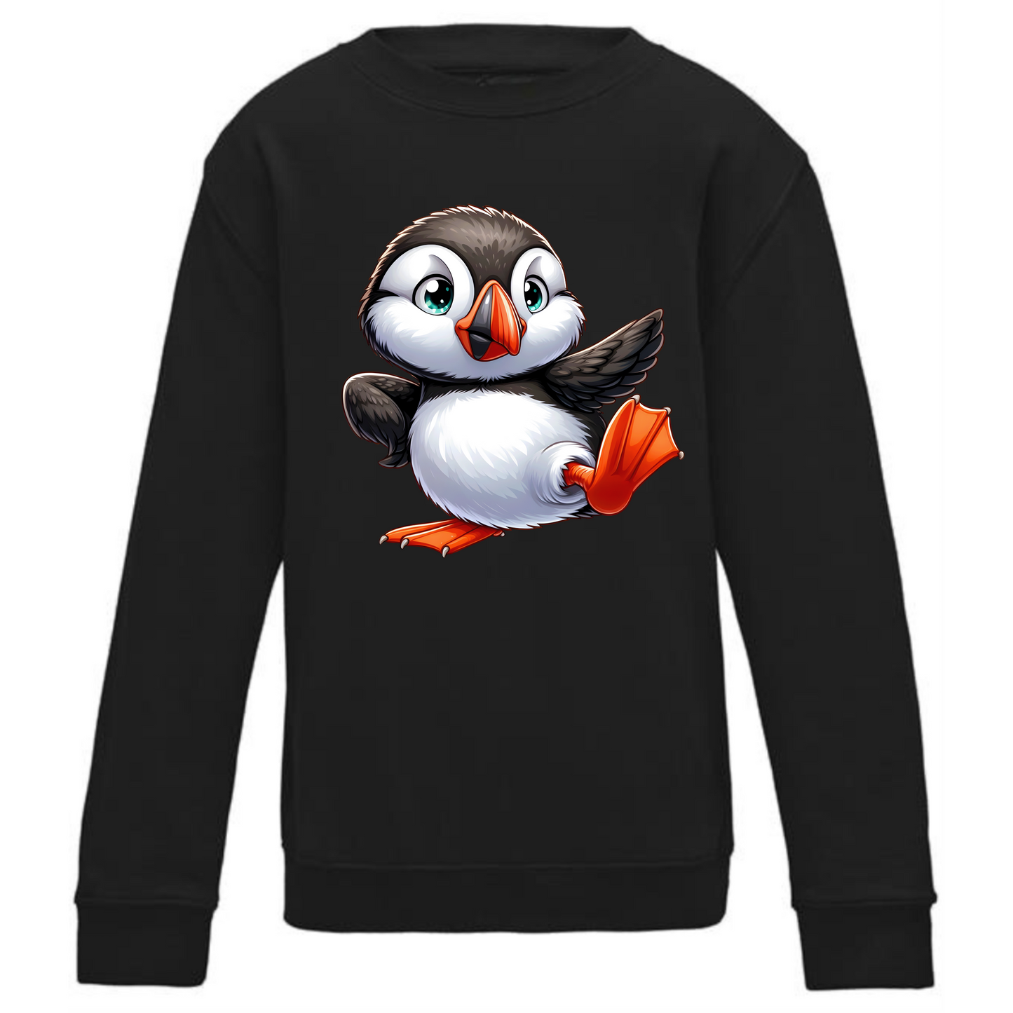 Kids' Cute Penguin Sweatshirt – Cozy & Adorable