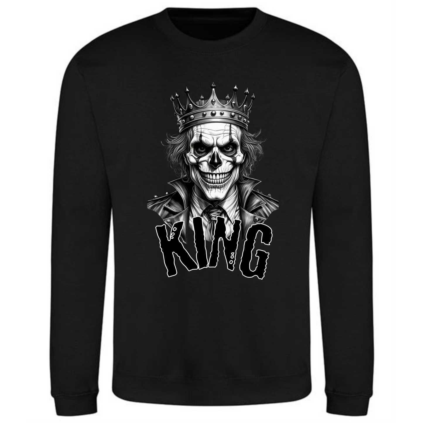 Poker King Sweatshirt | Bold Poker Design with King of Cards