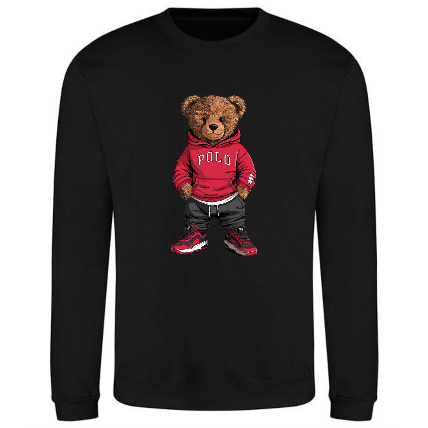 Teddy Bear Sweatshirt | Fun & Comfortable POLO Style for Men