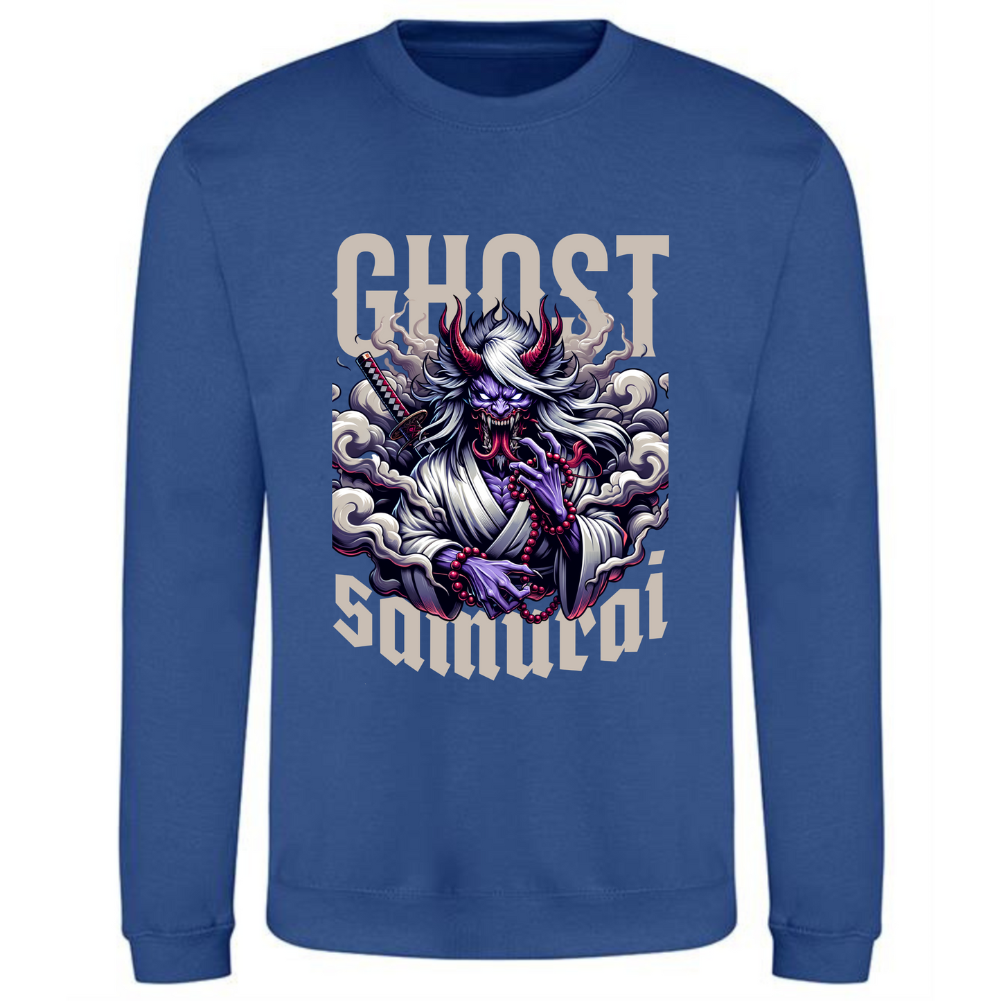 Ghost Samurai Sweatshirt | Haunting Warrior Design