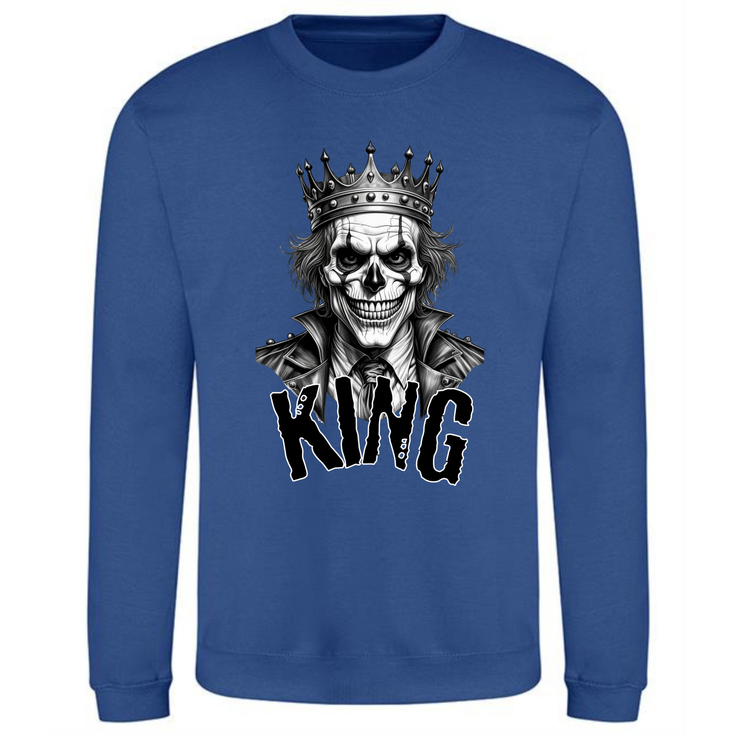 Poker King Sweatshirt | Bold Poker Design with King of Cards