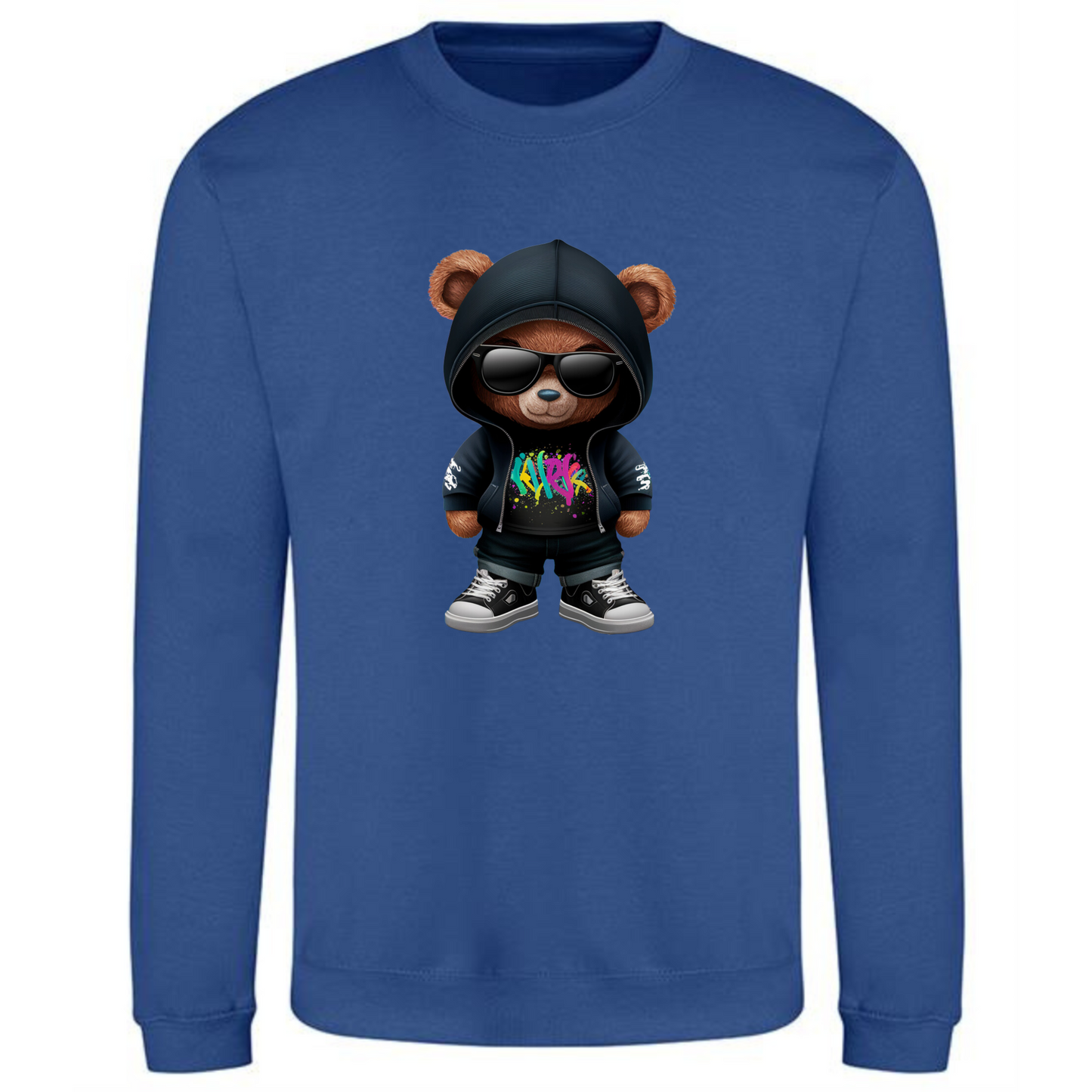 Trendy Teddy Bear Sweatshirt | Casual & Cool for Men