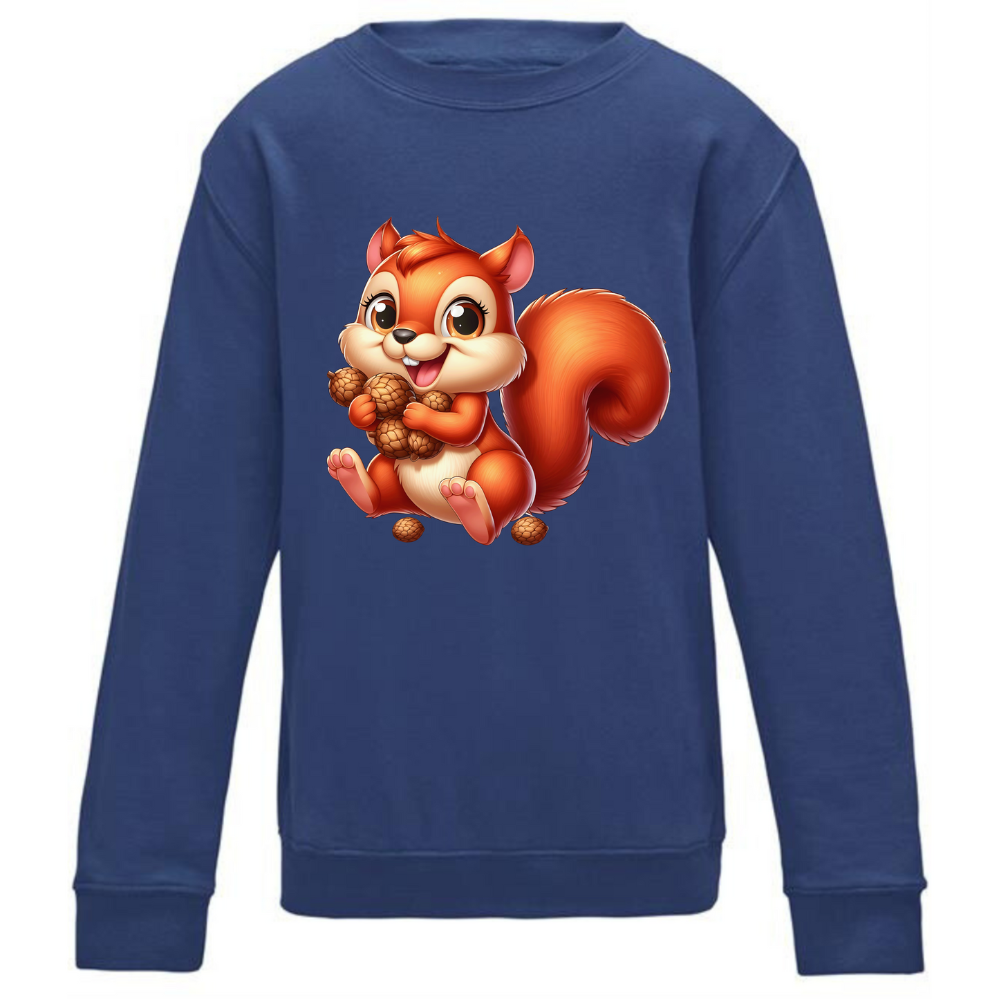 Kids' Cute Squirrel Sweatshirt – Cozy & Adorable