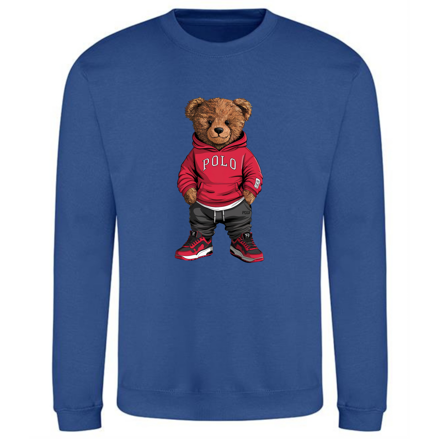 Teddy Bear Sweatshirt | Fun & Comfortable POLO Style for Men