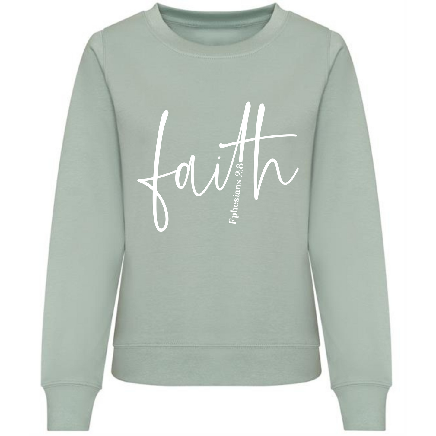 Faith Sweatshirt | Bold Faith Text Design - Style Quest Fashion