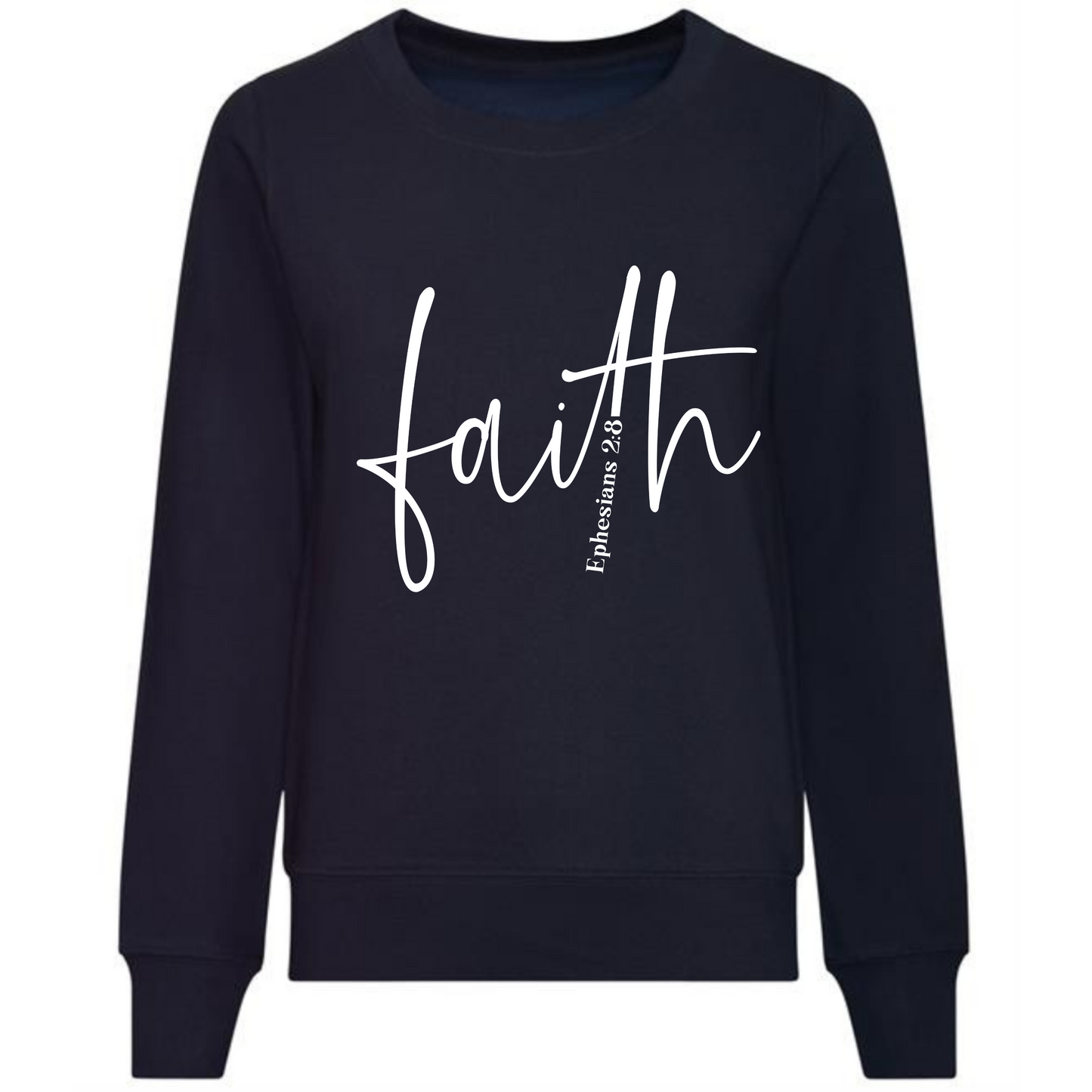 Faith Sweatshirt | Bold Faith Text Design - Style Quest Fashion