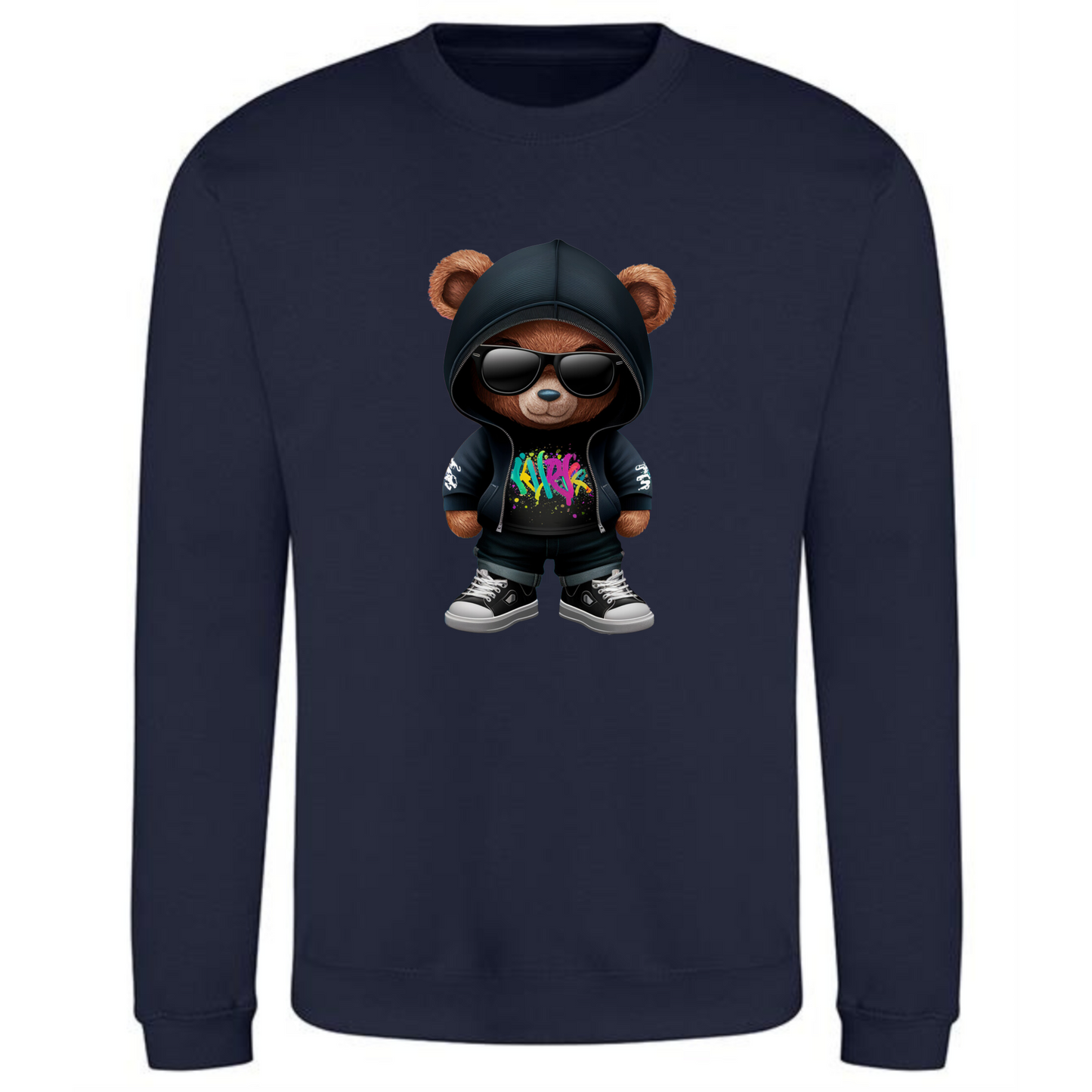 Trendy Teddy Bear Sweatshirt | Casual & Cool for Men