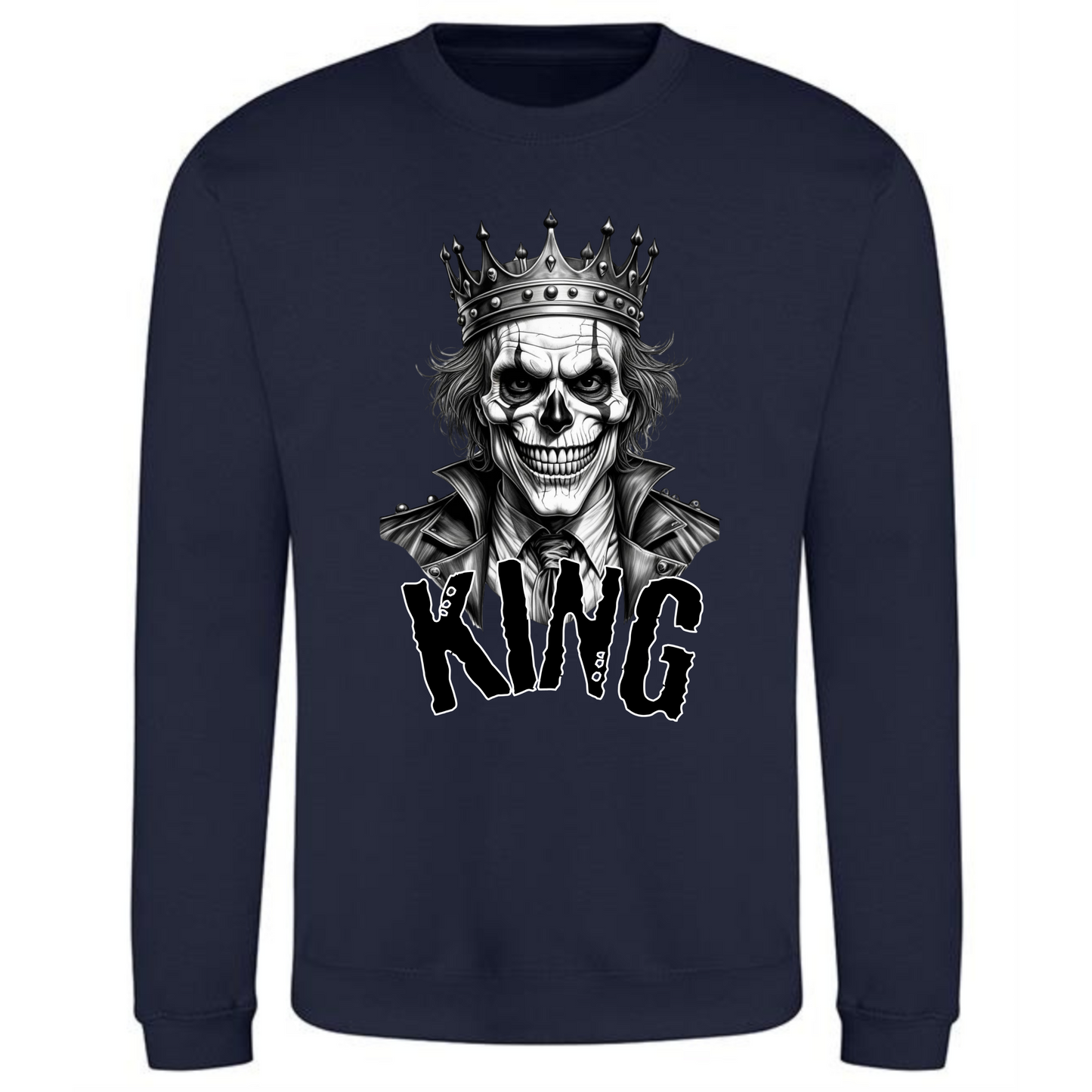 Poker King Sweatshirt | Bold Poker Design with King of Cards