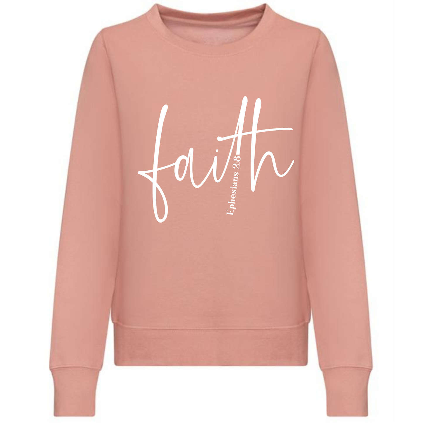 Faith Sweatshirt | Bold Faith Text Design - Style Quest Fashion