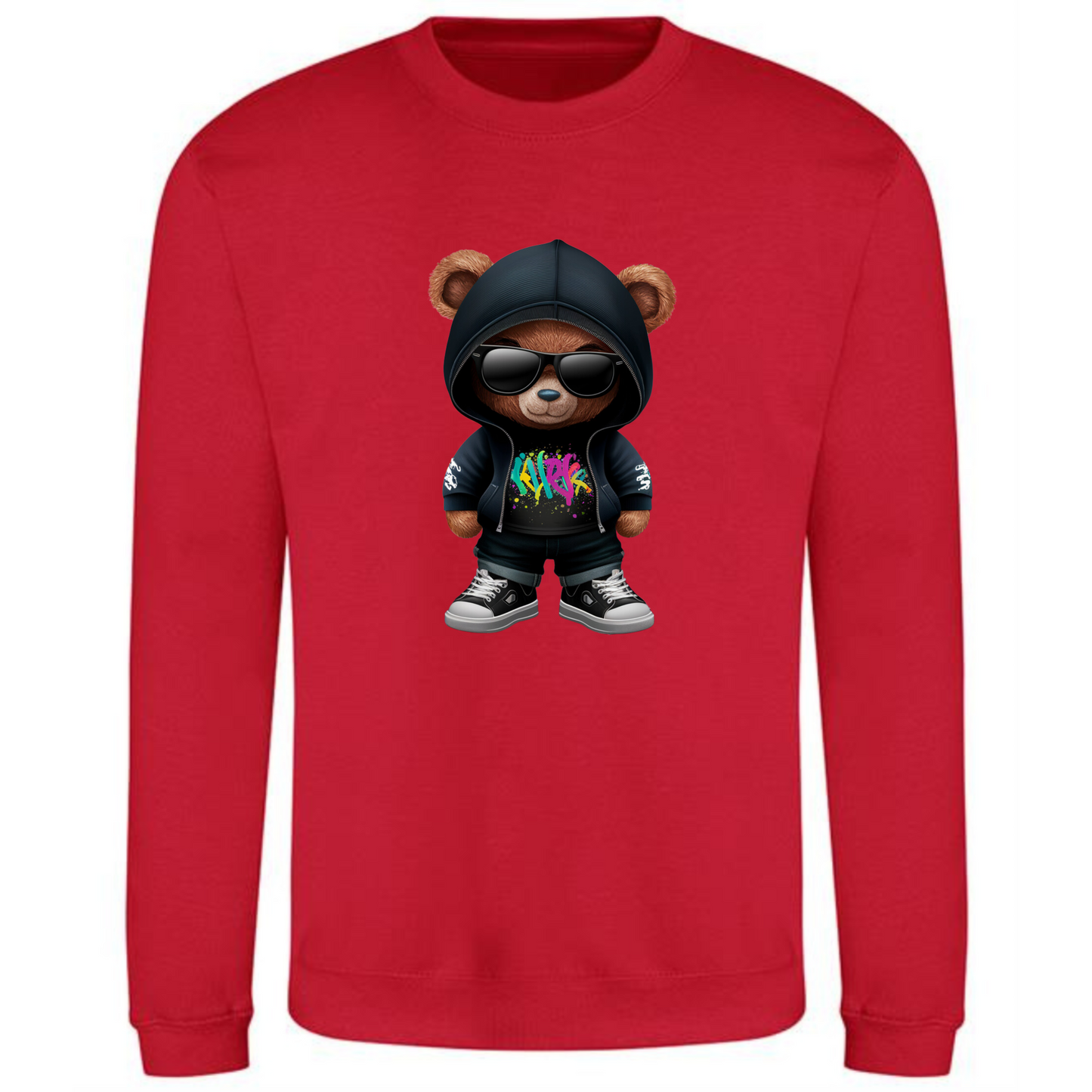 Trendy Teddy Bear Sweatshirt | Casual & Cool for Men