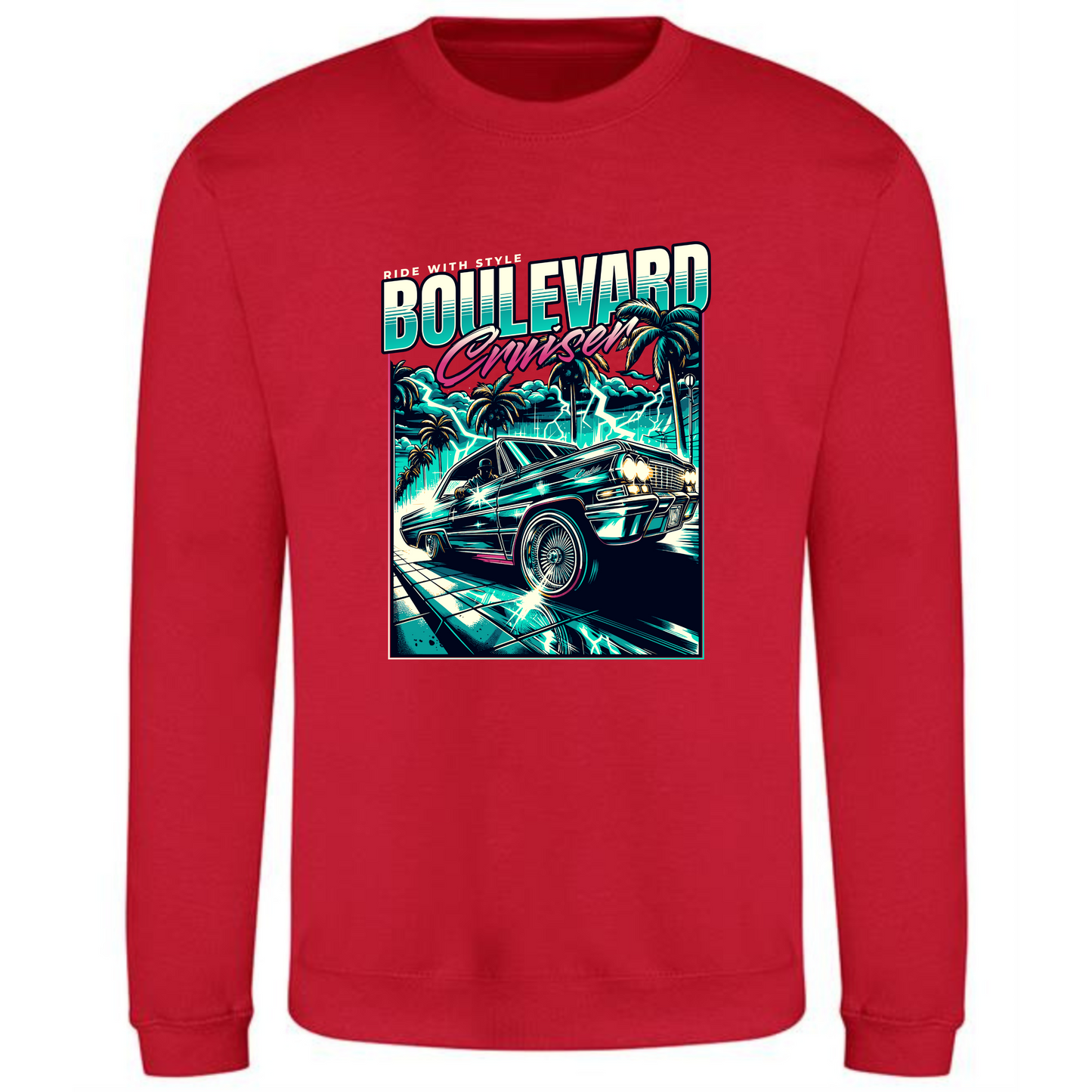 Boulevard Cruiser Sweatshirt | Classic Cruiser Design – Urban Style