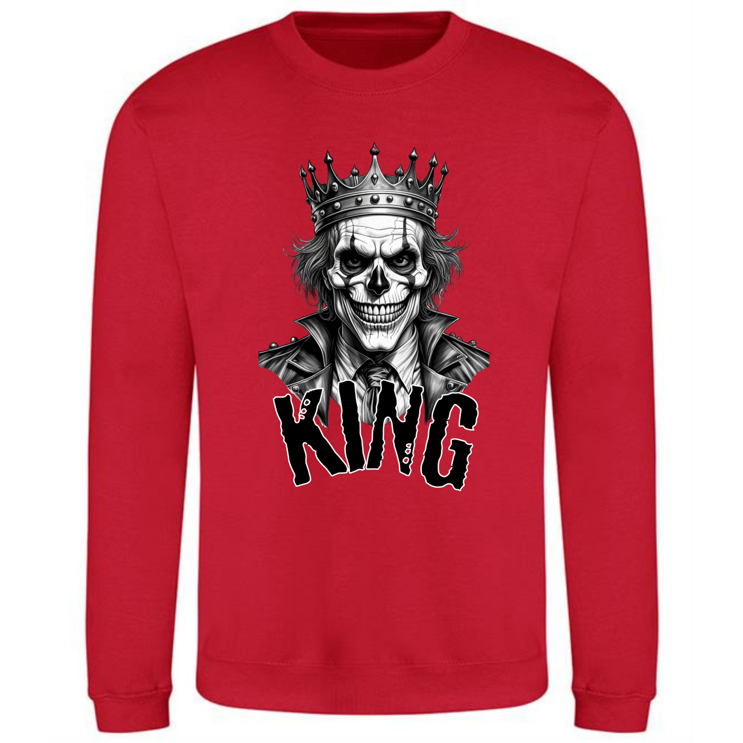 Poker King Sweatshirt | Bold Poker Design with King of Cards